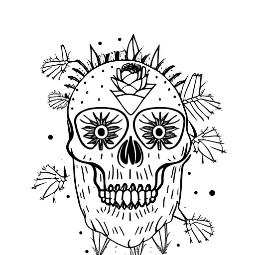 Cactus Skull