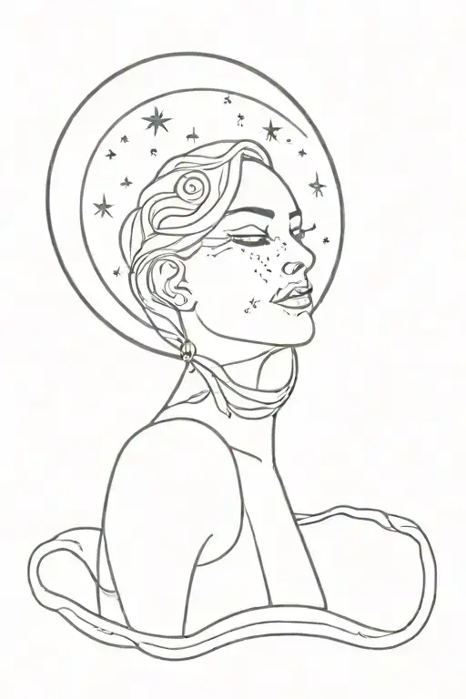 Celestial Women In Moon