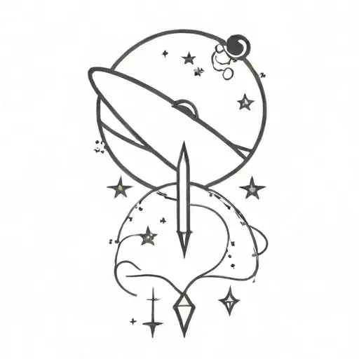 Design A Minimalist Tattoo Of A Galaxy With Hidden References To Bts Songs