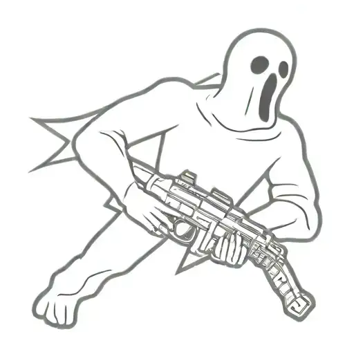 Ghost With Gun