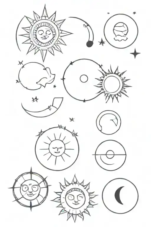 Sun And Moon Phases