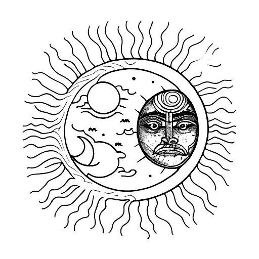 Sun And Moon Line
