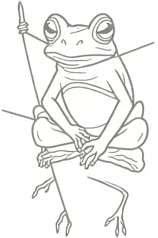 Slim Samurai Frog