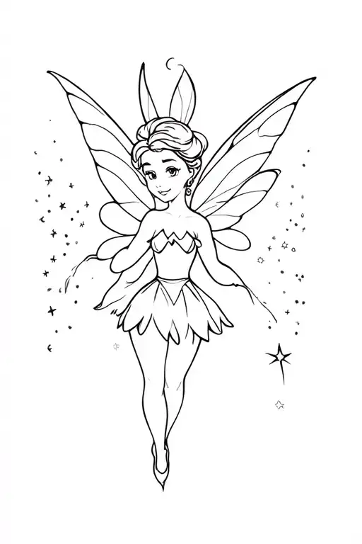 Fairy Dust Around Tinkerbell