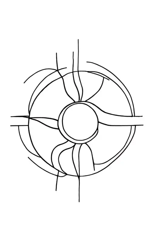 Lines And Circles Including Sun