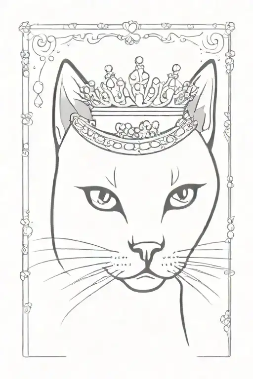 Cat With A Tiara