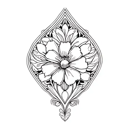 Art Nouveau Patterns With A Floral