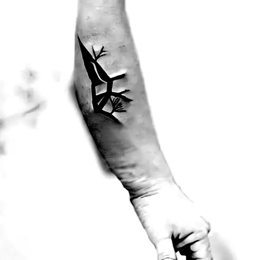 An Angel Tattoo On A Person's Hand
