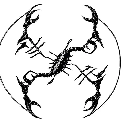 Zodiac Sign Scorpio And Libra Mixed Together