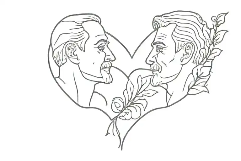 Memorial Dad Tatoo Design