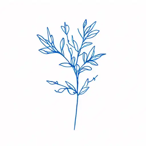 Fine Line Tattoo Inspired By Txts Blue Spring