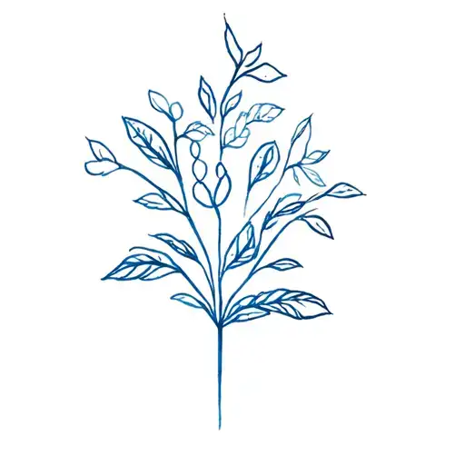 Fine Line Tattoo Inspired By Txts Blue Spring