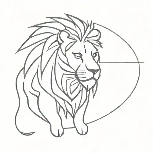 Lion Line Symmetrical