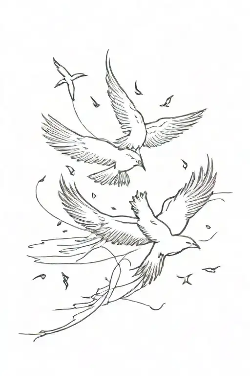 Book Transforming To Birds Flying Away