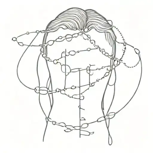 People Are Mentally Connected Chains Tapes Love Stress