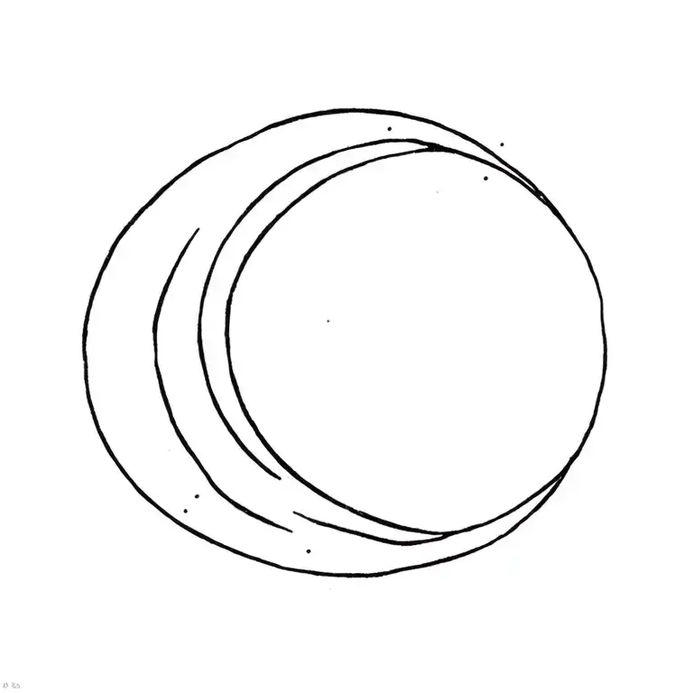 Crescent Moon Facing Up