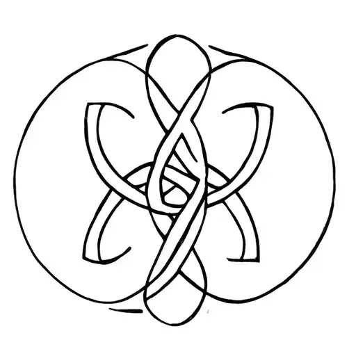 Father And Daughter Celtic Knot