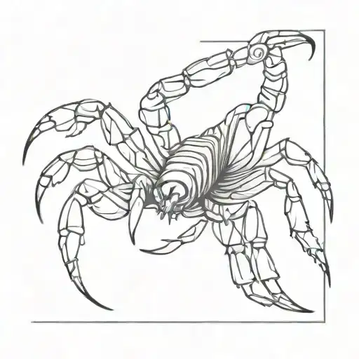 Scorpion Tattoo Design