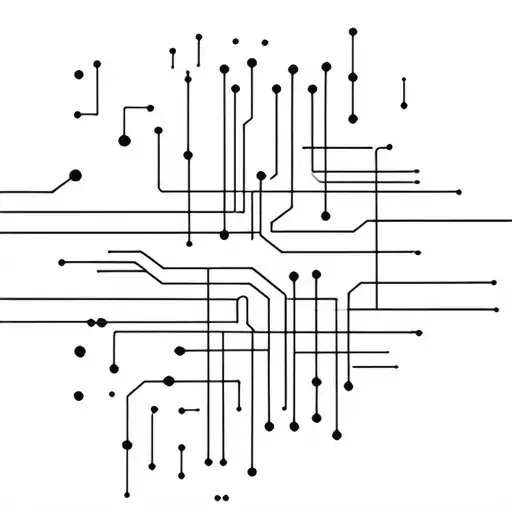 Abstract Circuit Board Electronics Futuristic