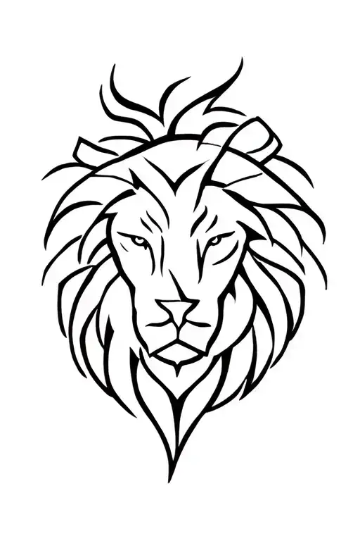 Tribal Lion And Pelican