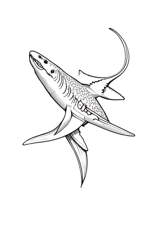 Concept Design With Whale Shark And Perseverance