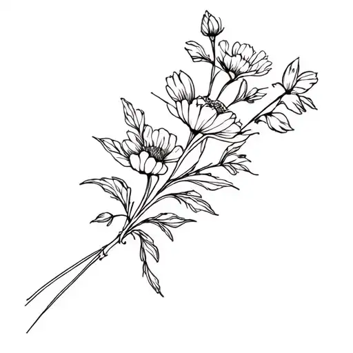 Birth Flower Bouquet