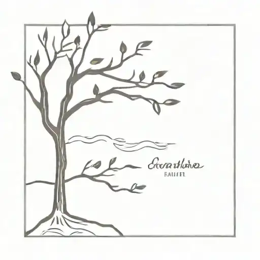 Simple Tree Coming Through Book And Gem Stone