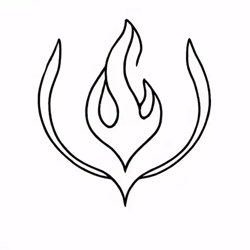 Fire Symbol Made