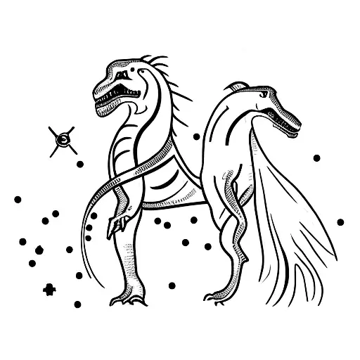 T-rex And Sagittarius