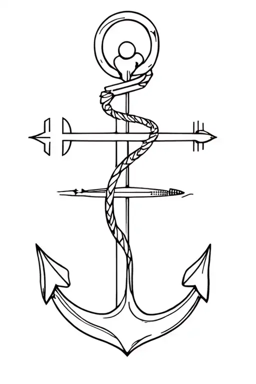 Anchor And Spaceship