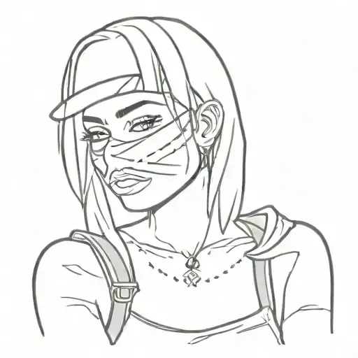 Ski Mask Gangster Girl