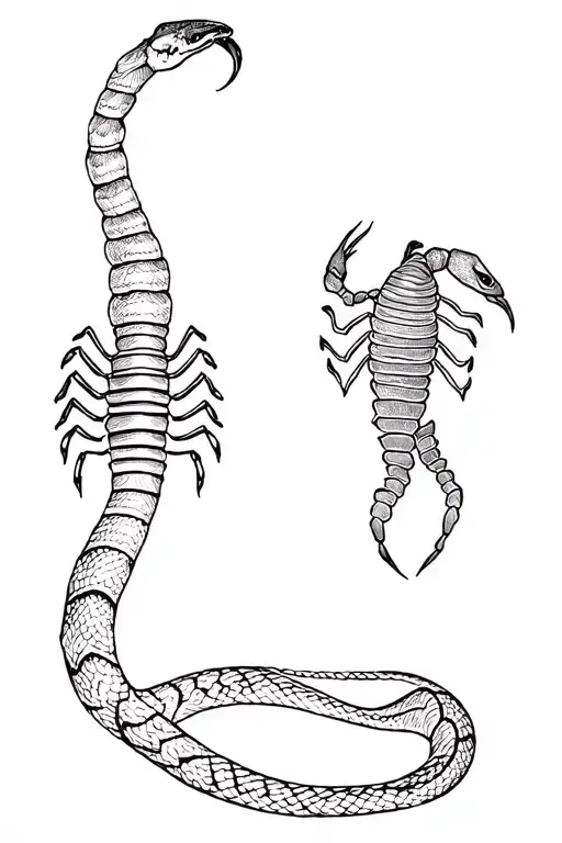 Scorpion And Snake