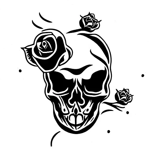 Skull And Roses