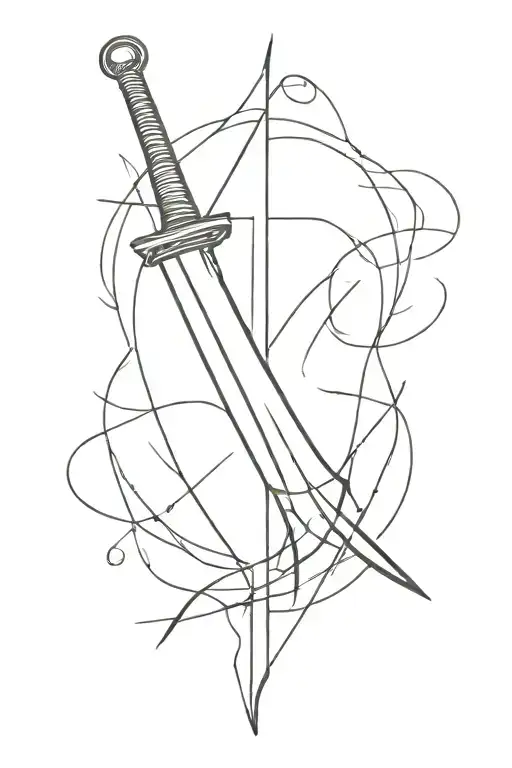 Book And Sword Emerging