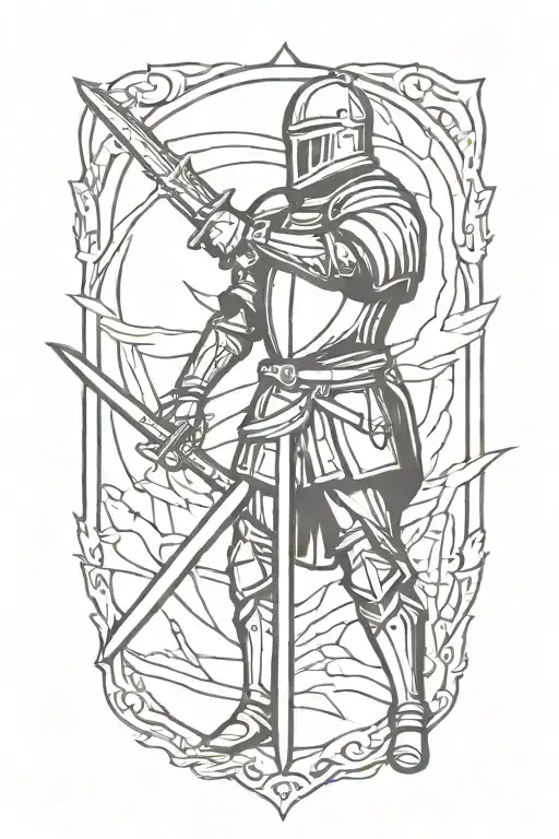 Knight With Sword