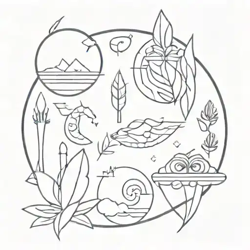 Patch Work So A Bunch Off Different Styles Of Basically Fine Line Sketches And Shi