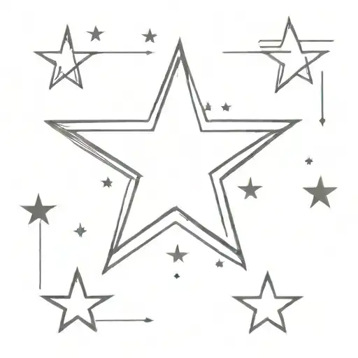 Star With Number Written