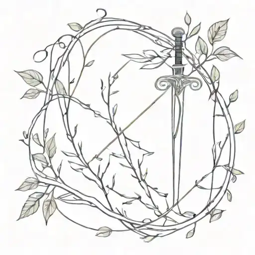 Sword And Vines Spreading