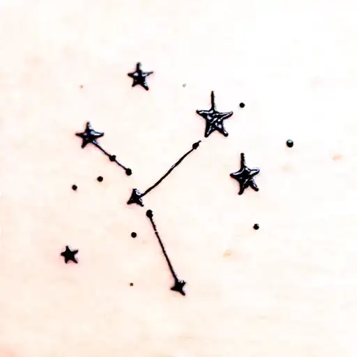 Moon And Star Constellation