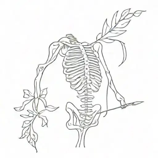 Ribcage Fine Line And Dopamine