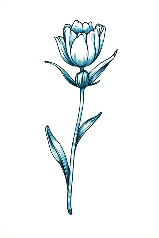Bluebell Bee Tulip Simple
