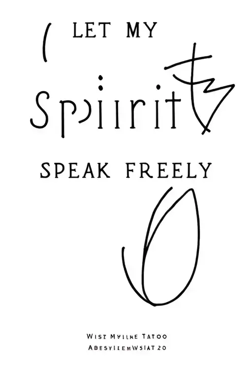 Let My Spirit Speak Freely