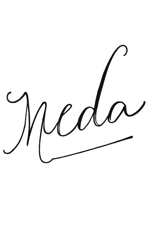 Writing Neda's Name