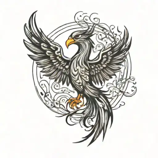 Phoenix Rising From The Ashes