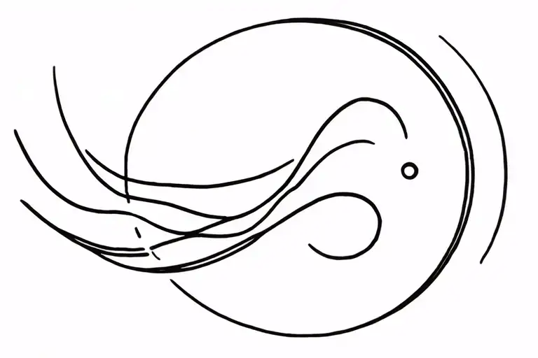 Wave Sun Cancer Zodiac Sign