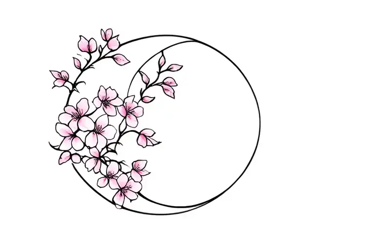 Moon Cherry Blossom
