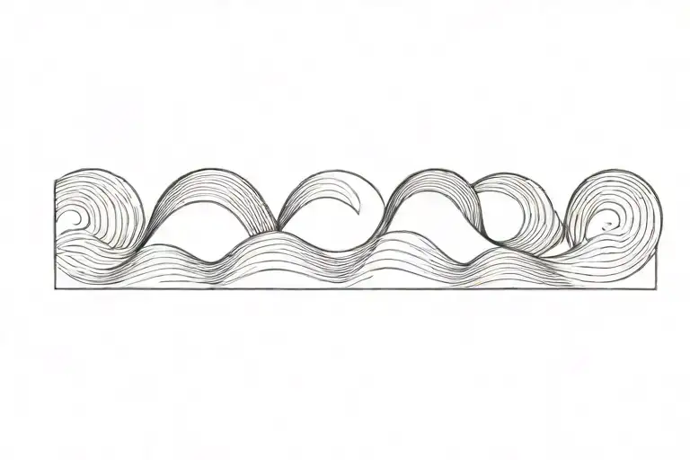 Wave Forming The Shape