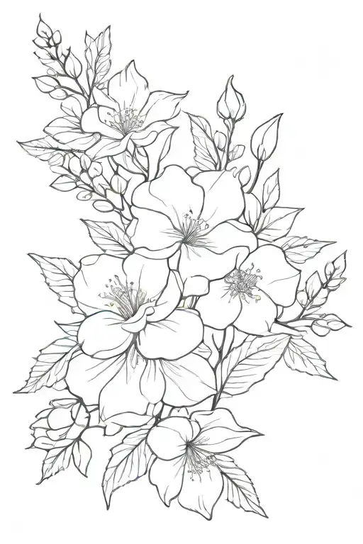 July And October Birth Flower Bouquet