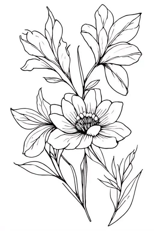 August November March Birth Flower Bouquet