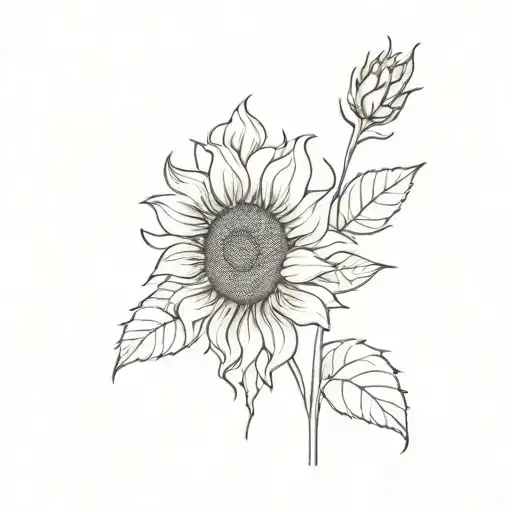 Sunflower Blooming